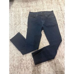 J. Crew Men's Zip-fly Flex Straight Leg Denim Jeans Black Size 31x30